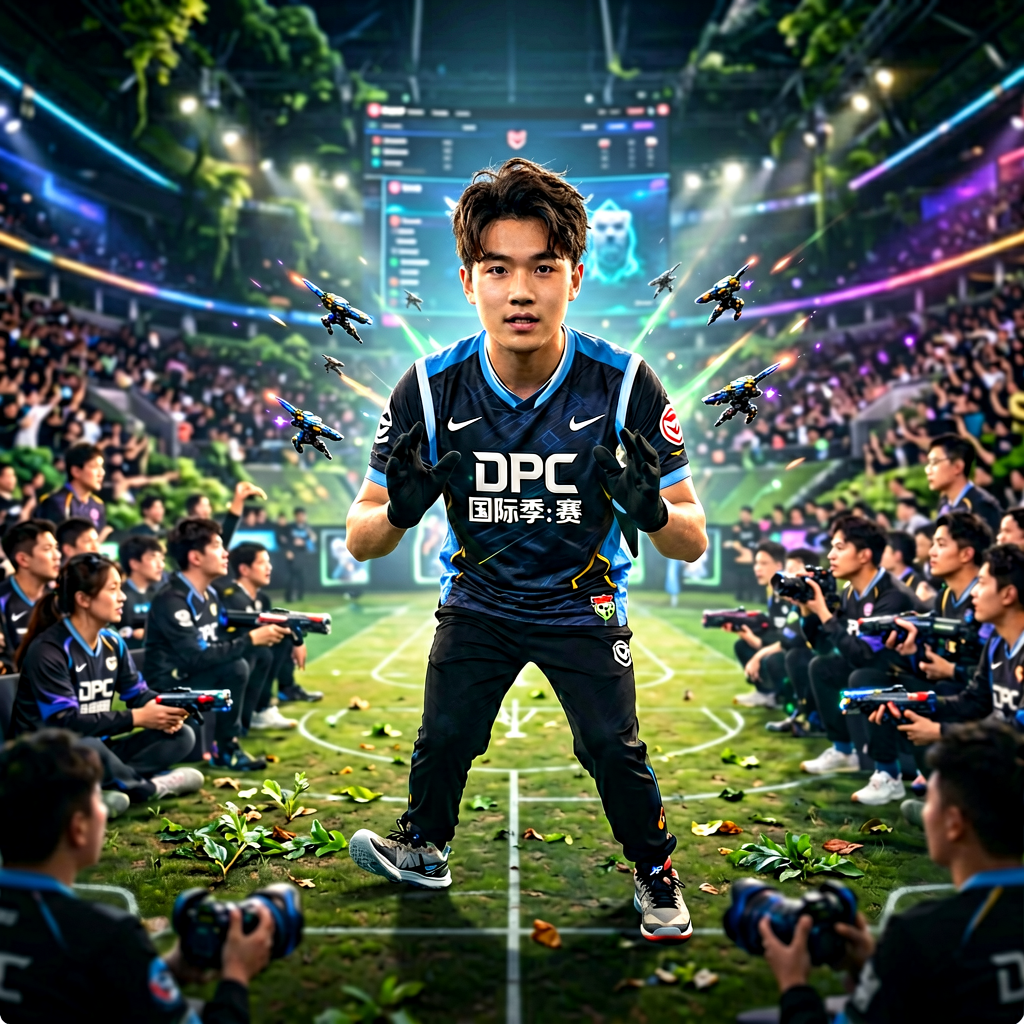 Dota2职业联赛赛事画面